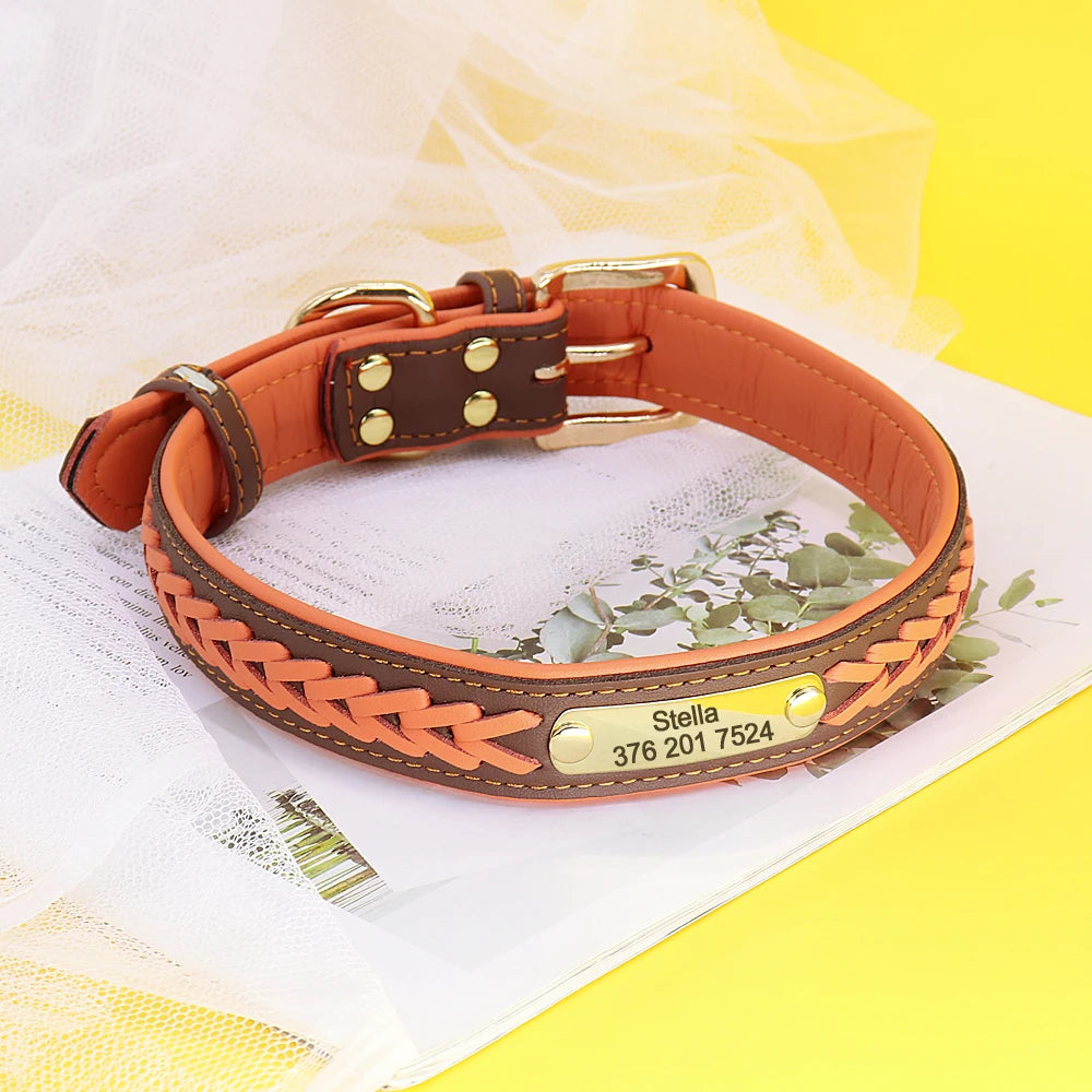 Personalisiertes geflochtenes Halsband – elegant und bequem