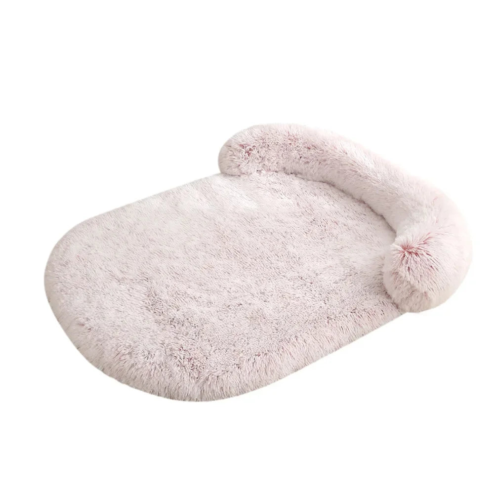Flauschiges orthopädisches Hundebett mit Kissen – warm, stützend und waschbar