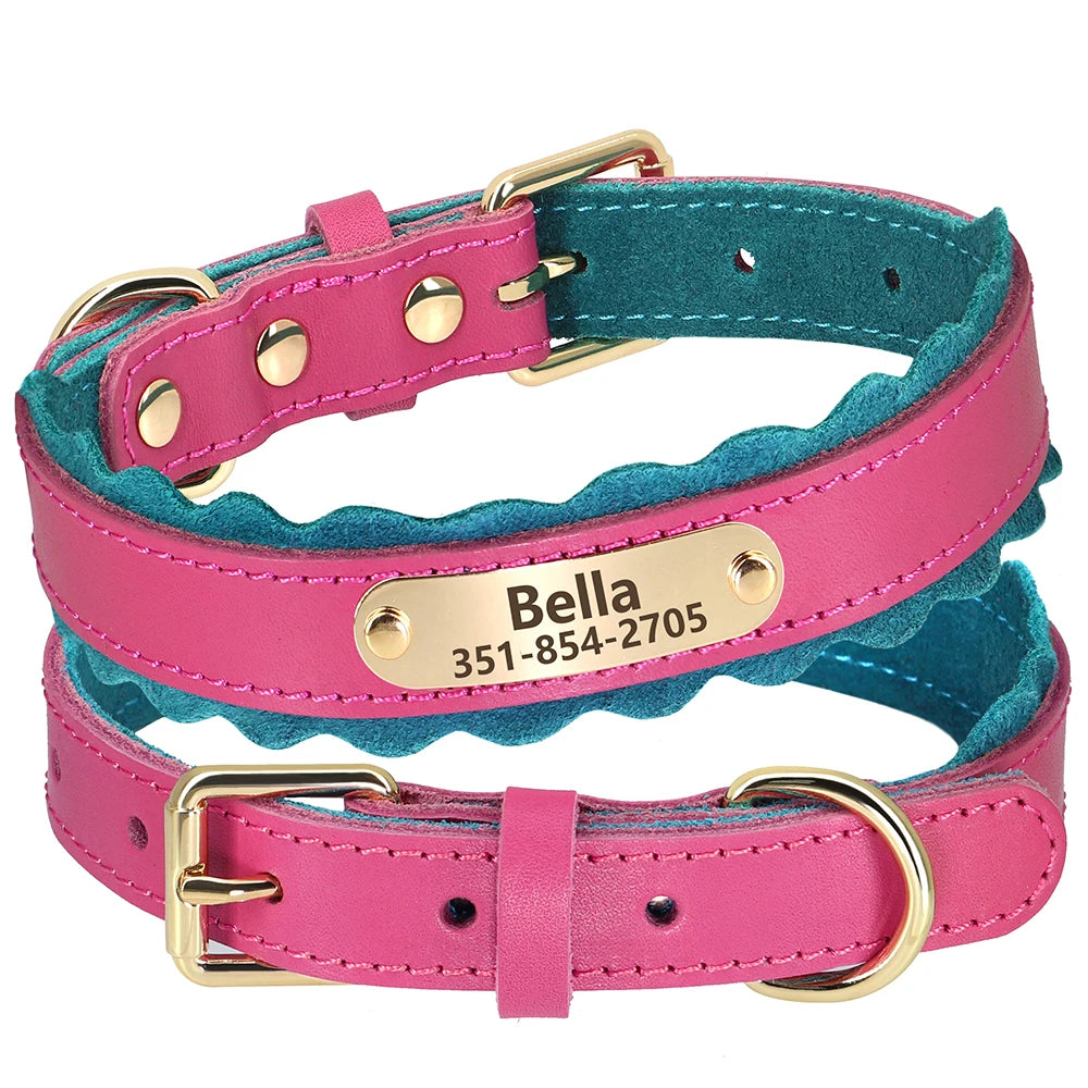 Personalisiertes Halsband – Weich gepolstert mit stylischem Rippenrand