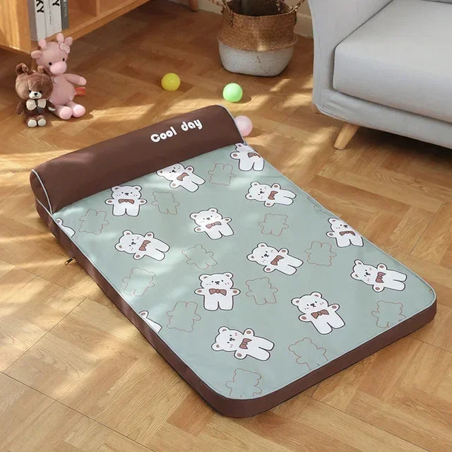 Hondenkoelbed met Neksteun – Ultiem Comfort en Verkoeling