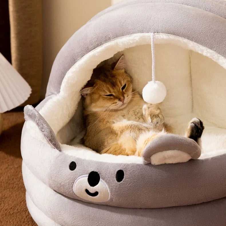 Teddybär-Hundesofabett – Warmes und bequemes Nest für Ihren vierbeinigen Freund