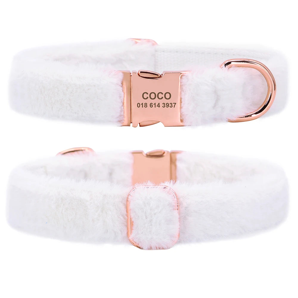 Gepersonaliseerde Teddy Halsband – Warm, Zacht en Veilig