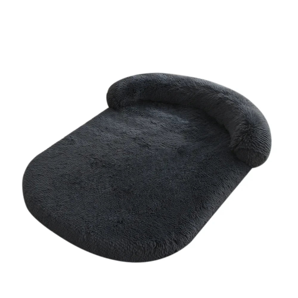 Flauschiges orthopädisches Hundebett mit Kissen – warm, stützend und waschbar