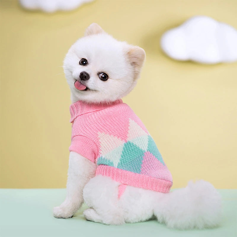 Karierter Pullover