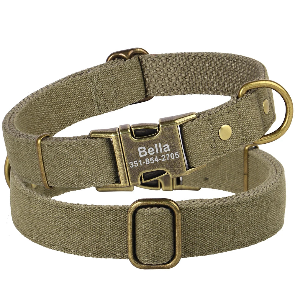 Nylon Gepersonaliseerde Halsband – Uniek en Stijlvol voor je Hond