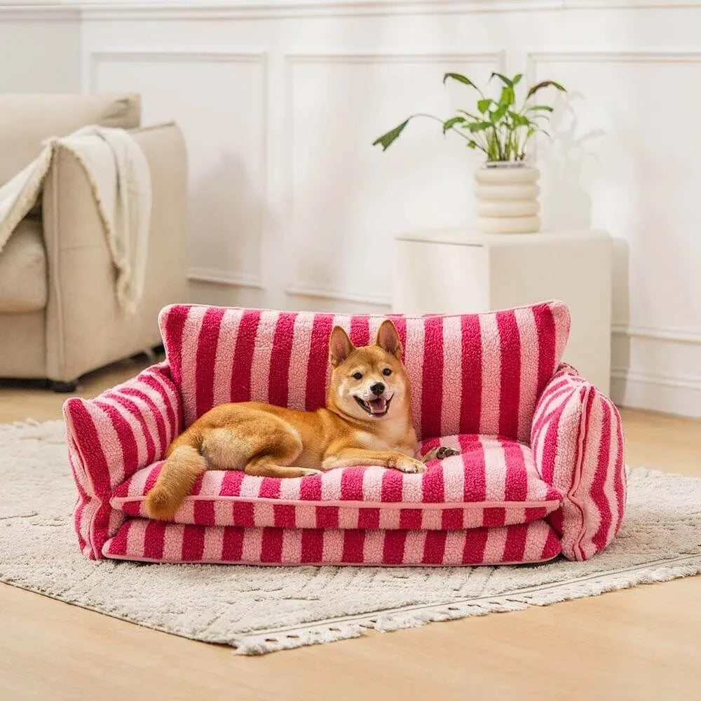 Hondenbank Gestreept – Comfortabel en Stijlvol voor Je Hond