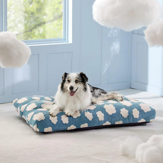 Hondenmand Wolkenprint – Zacht, Ondersteunend en Wasbaar