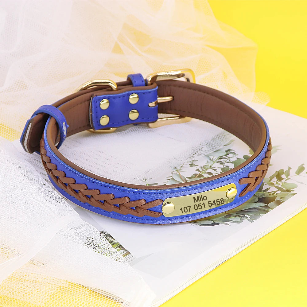 Personalisiertes geflochtenes Halsband – elegant und bequem