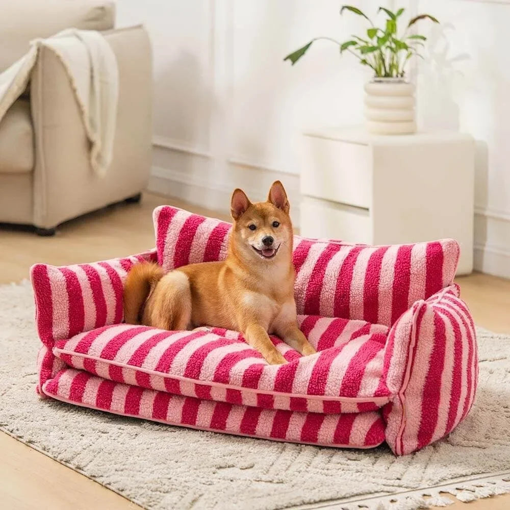 Hondenbank Gestreept – Comfortabel en Stijlvol voor Je Hond