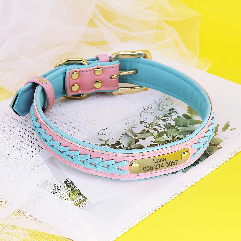 Personalisiertes geflochtenes Halsband – elegant und bequem