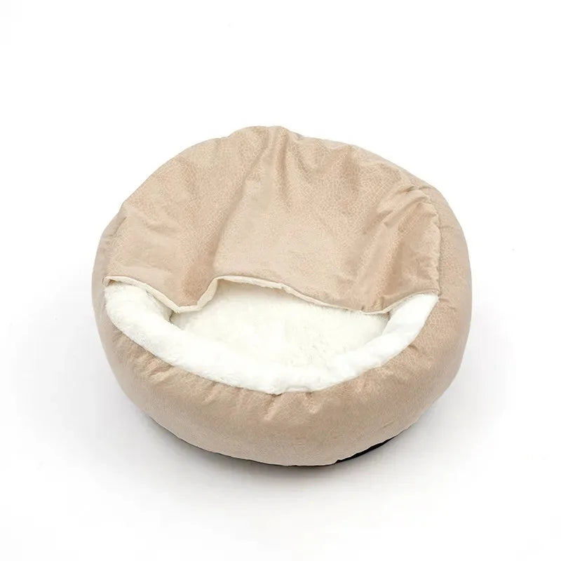 Orthopädisches Hundebett mit integrierter Decke – warm und schmutzabweisend