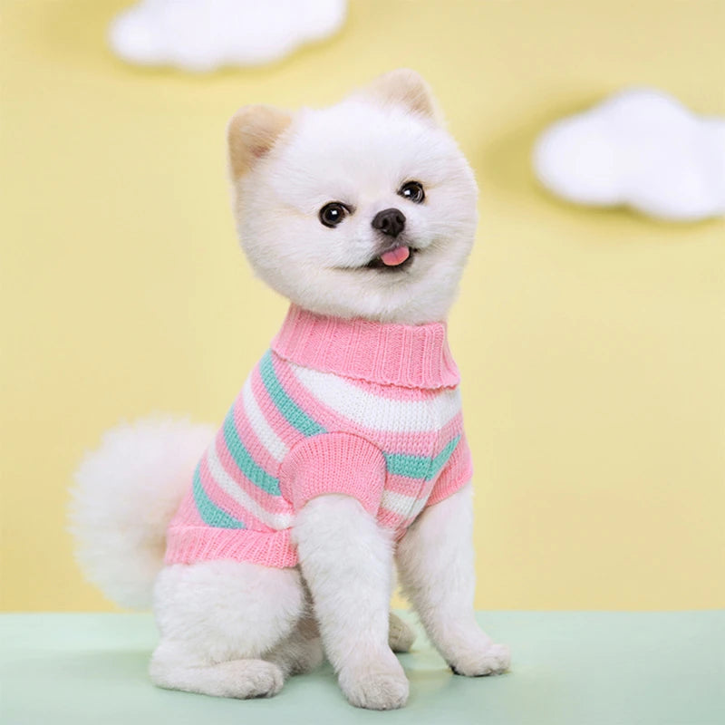 Gestreifter Pullover