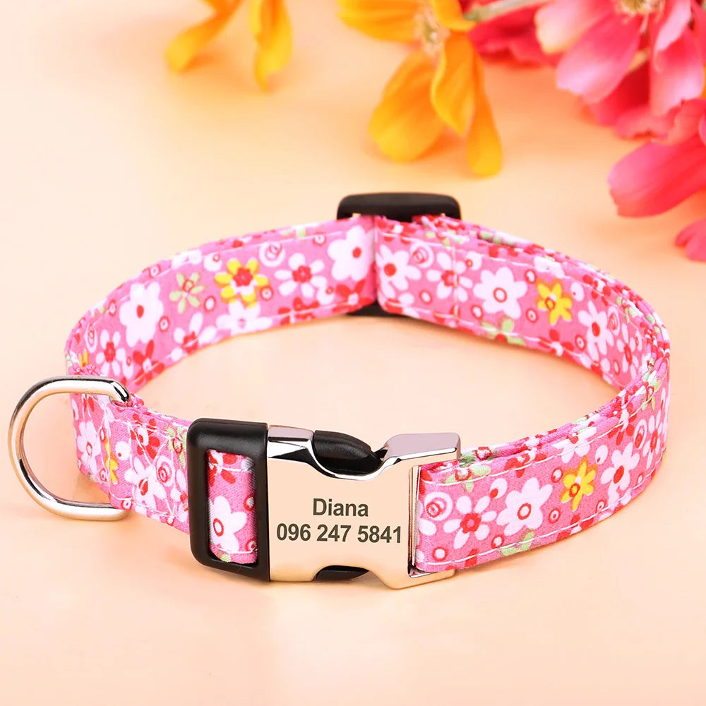 Stijlvolle Gepersonaliseerde Bloemenhalsband – Trendy & Uniek