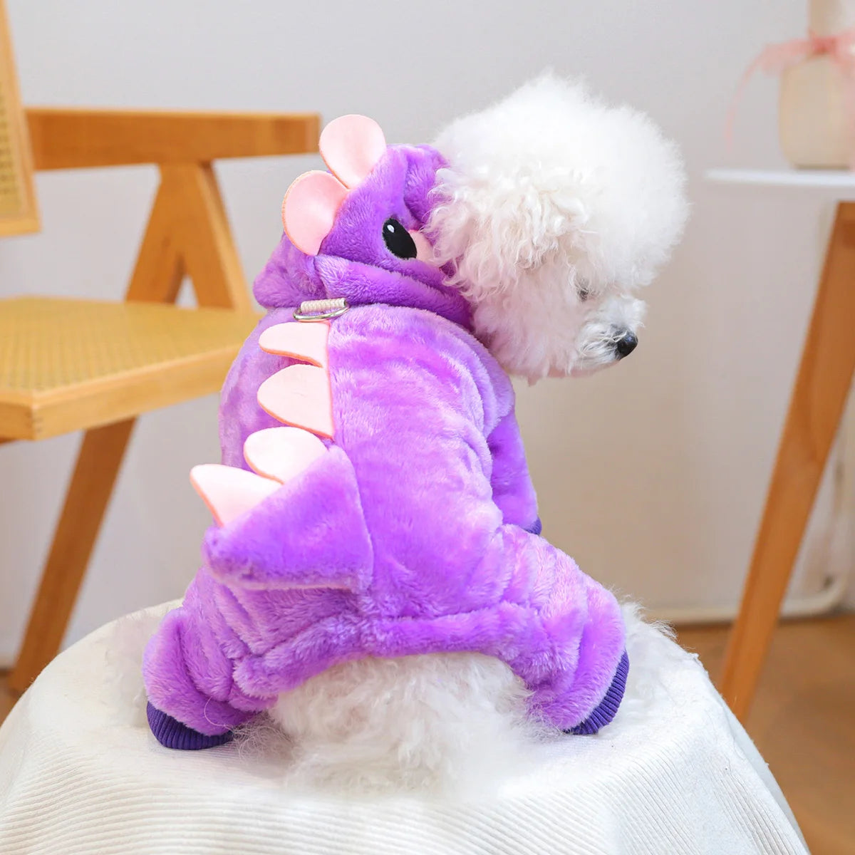 Paarse Dinosaurus Jumpsuit
