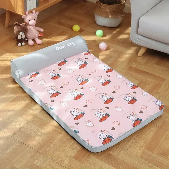 Hondenkoelbed met Neksteun – Ultiem Comfort en Verkoeling