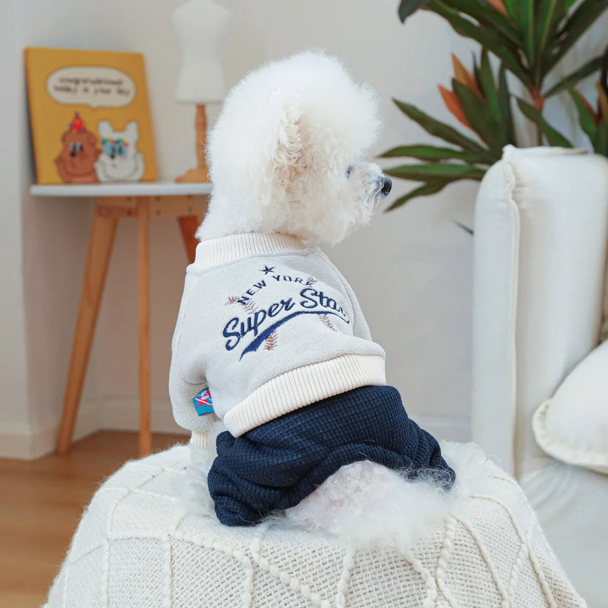 Bukser og sweaterjumpsuit
