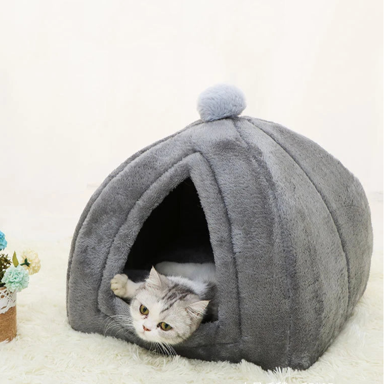 Luxus-Haustierzelt – Komfortable & warme Schlafhöhle für Ihr Haustier