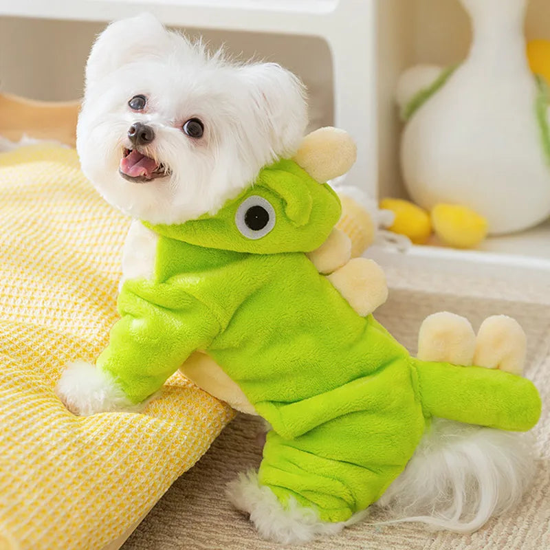 Lichtgroene Dinosaurus Jumpsuit
