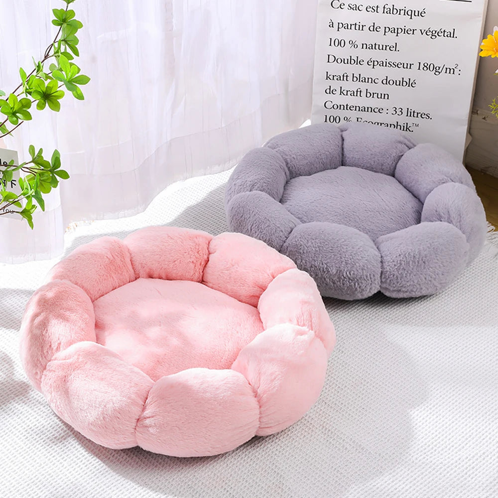 Luxuriöses Haustierkissen in Blumenform – Ultimativer Komfort und Wärme für Ihren vierbeinigen Freund