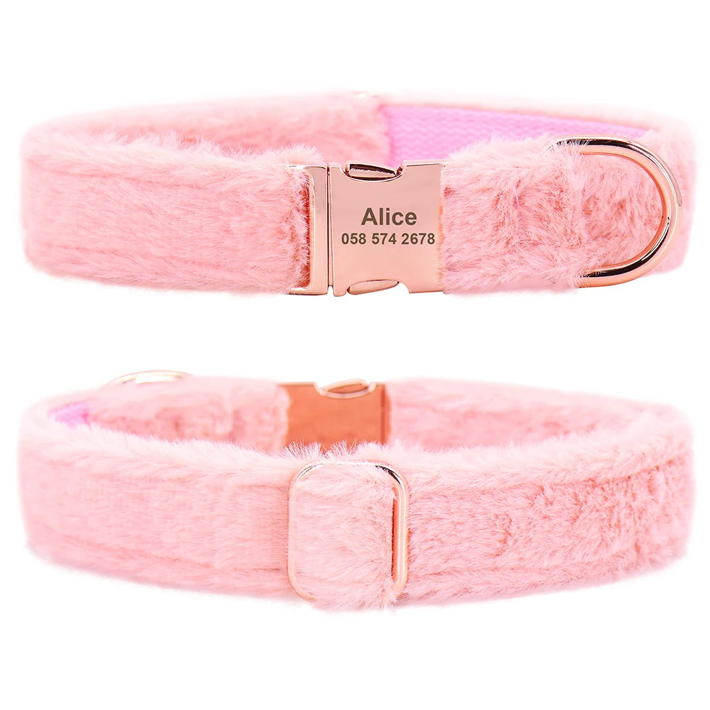 Gepersonaliseerde Teddy Halsband – Warm, Zacht en Veilig