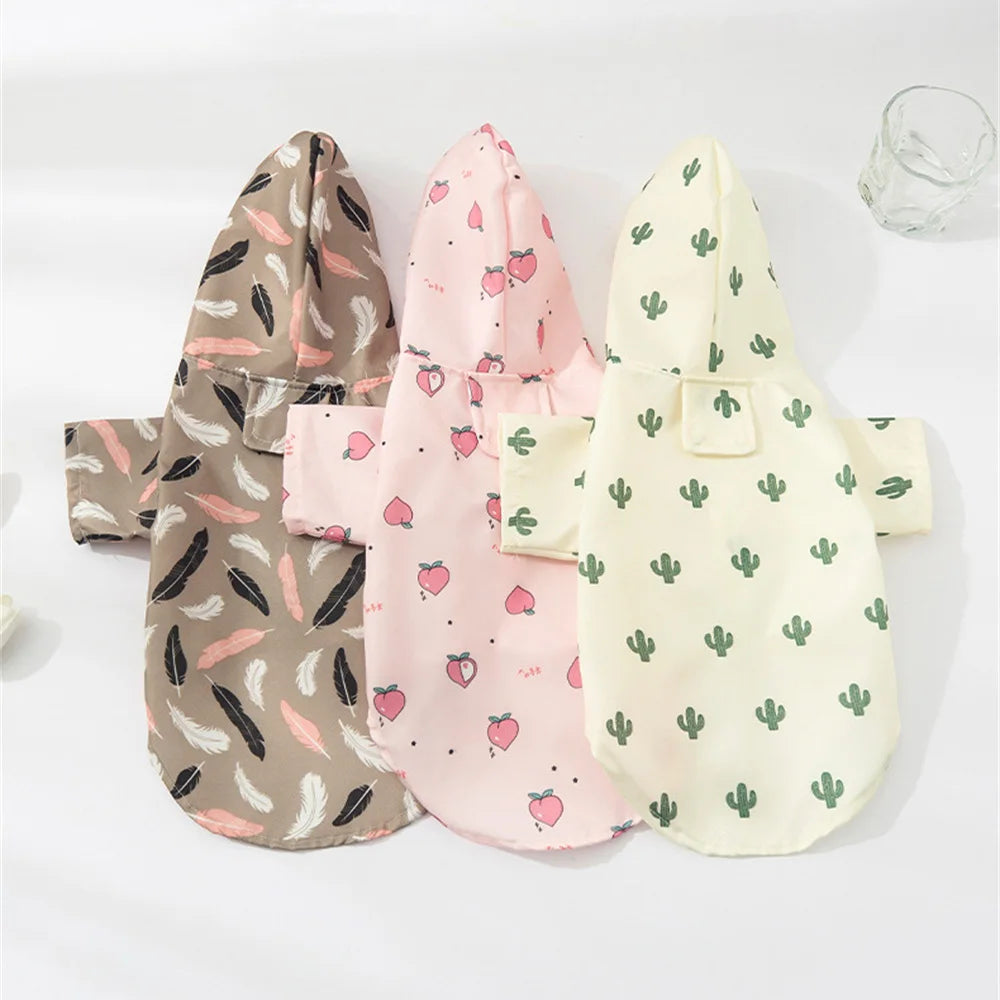 Regenmantel mit Print