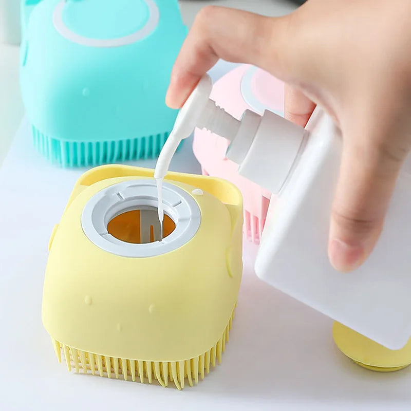 Shampoo Borstel voor Honden – Gemakkelijk en Comfortabel Wassen