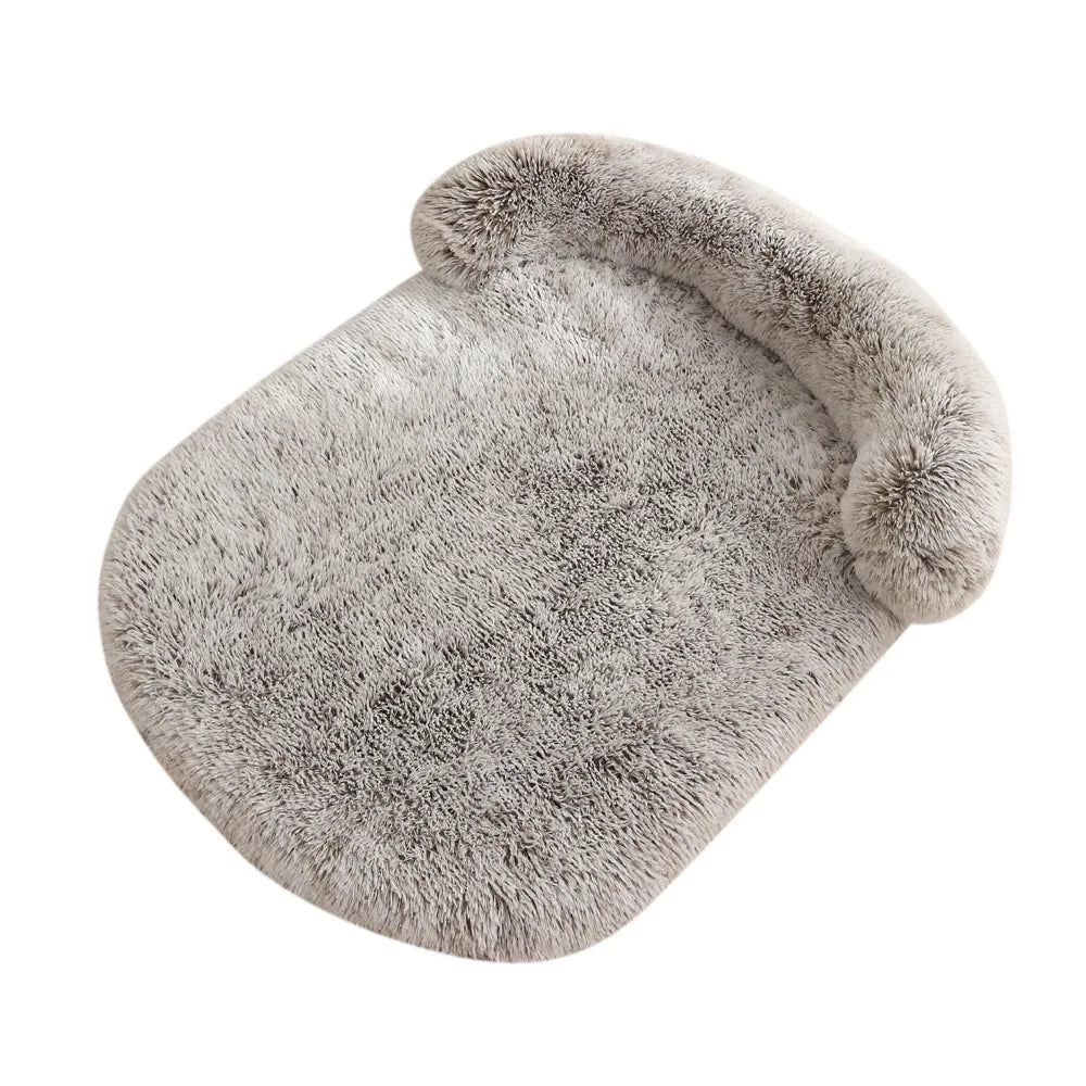 Flauschiges orthopädisches Hundebett mit Kissen – warm, stützend und waschbar