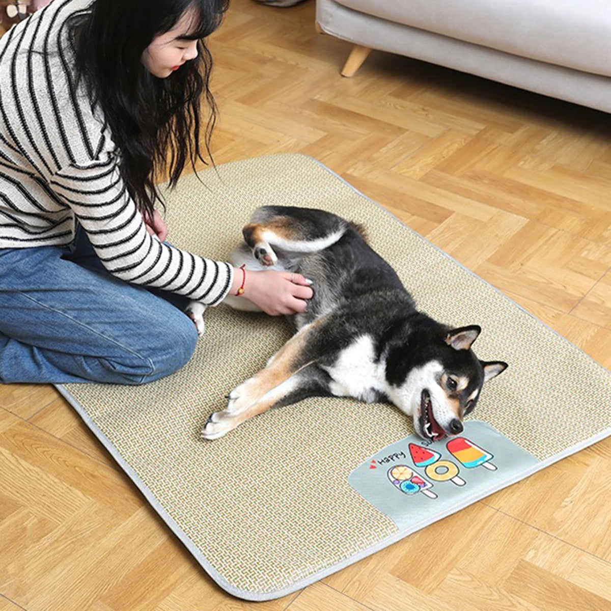 Miljøvenlig kølemåtte – forfriskende, åndbar og behagelig for din hund