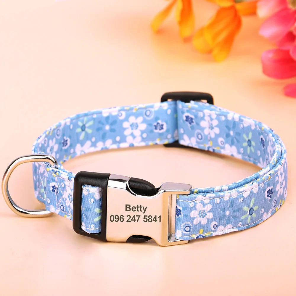 Stijlvolle Gepersonaliseerde Bloemenhalsband – Trendy & Uniek
