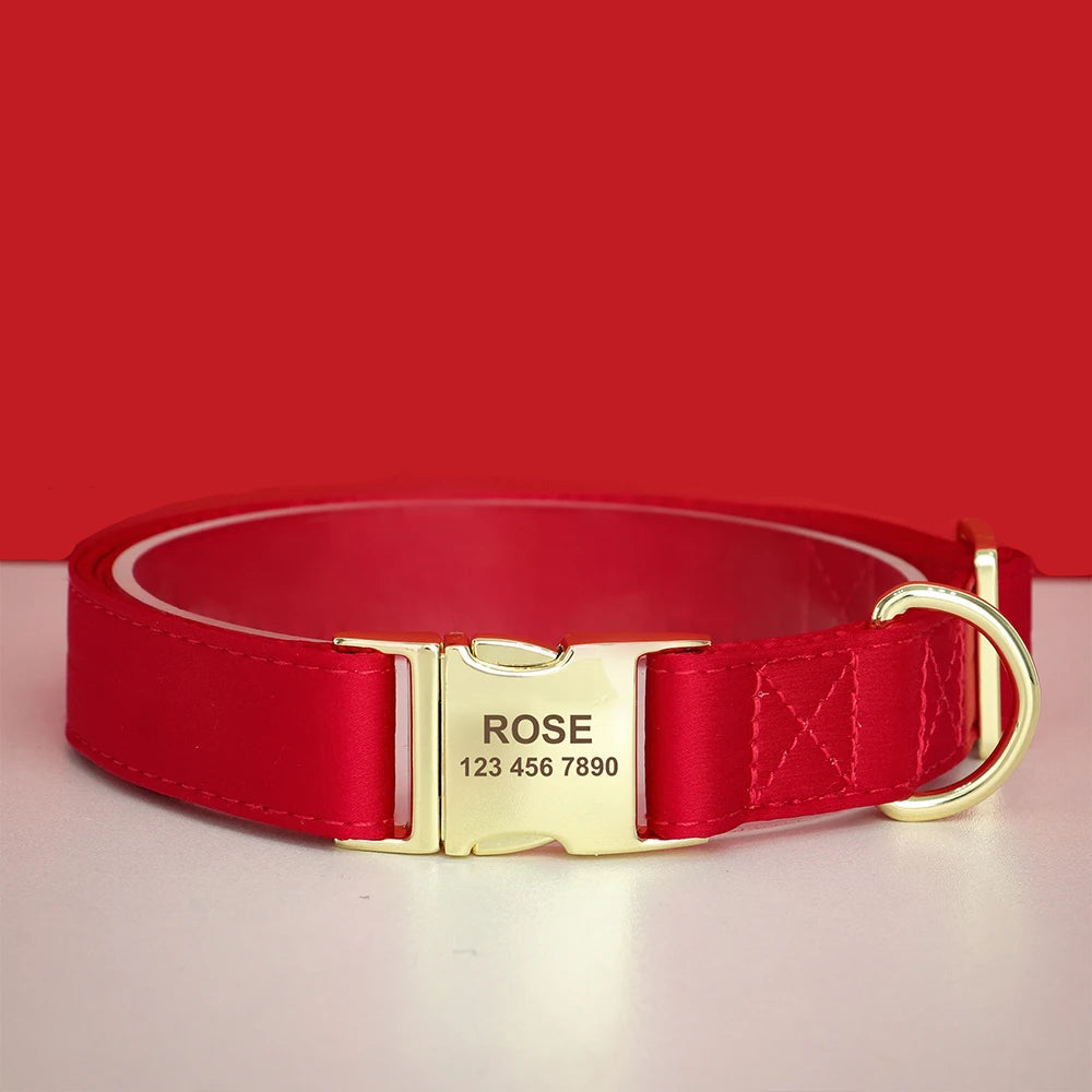 Personalisiertes Samthalsband – Stilvoll & Sicher