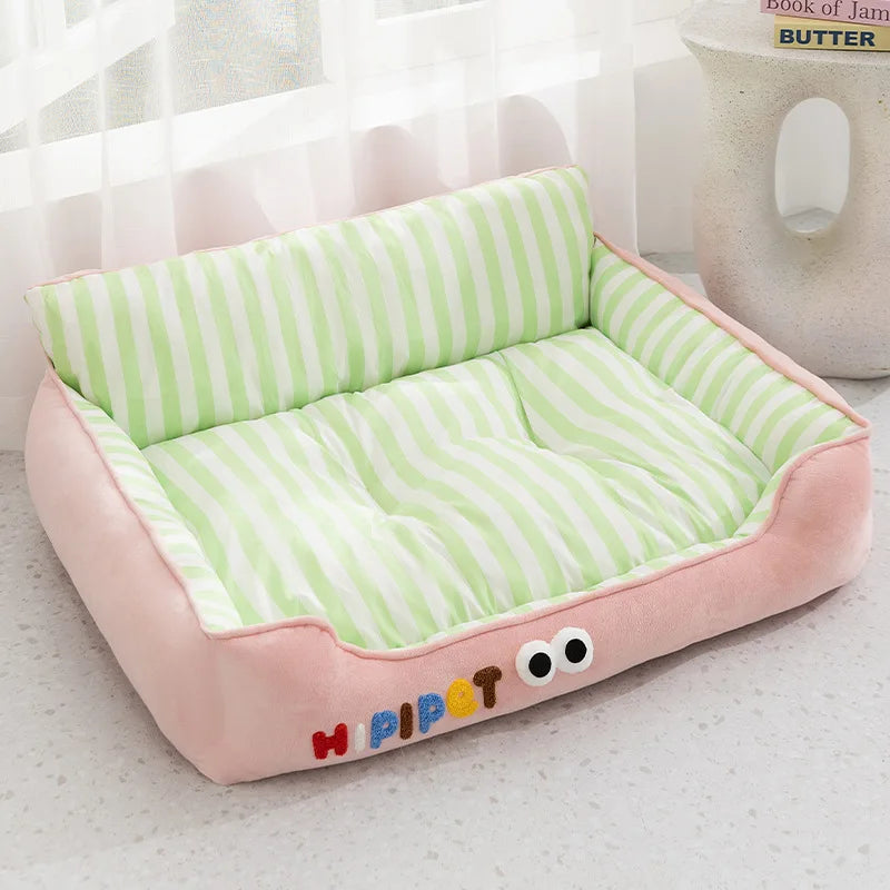 Happy Cooling Bench mit Augen – Kühlung und Komfort für Ihr Haustier