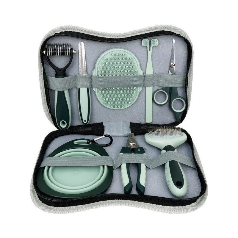 Honden Verzorgingsset 8-in-1 – Compleet & Multifunctioneel