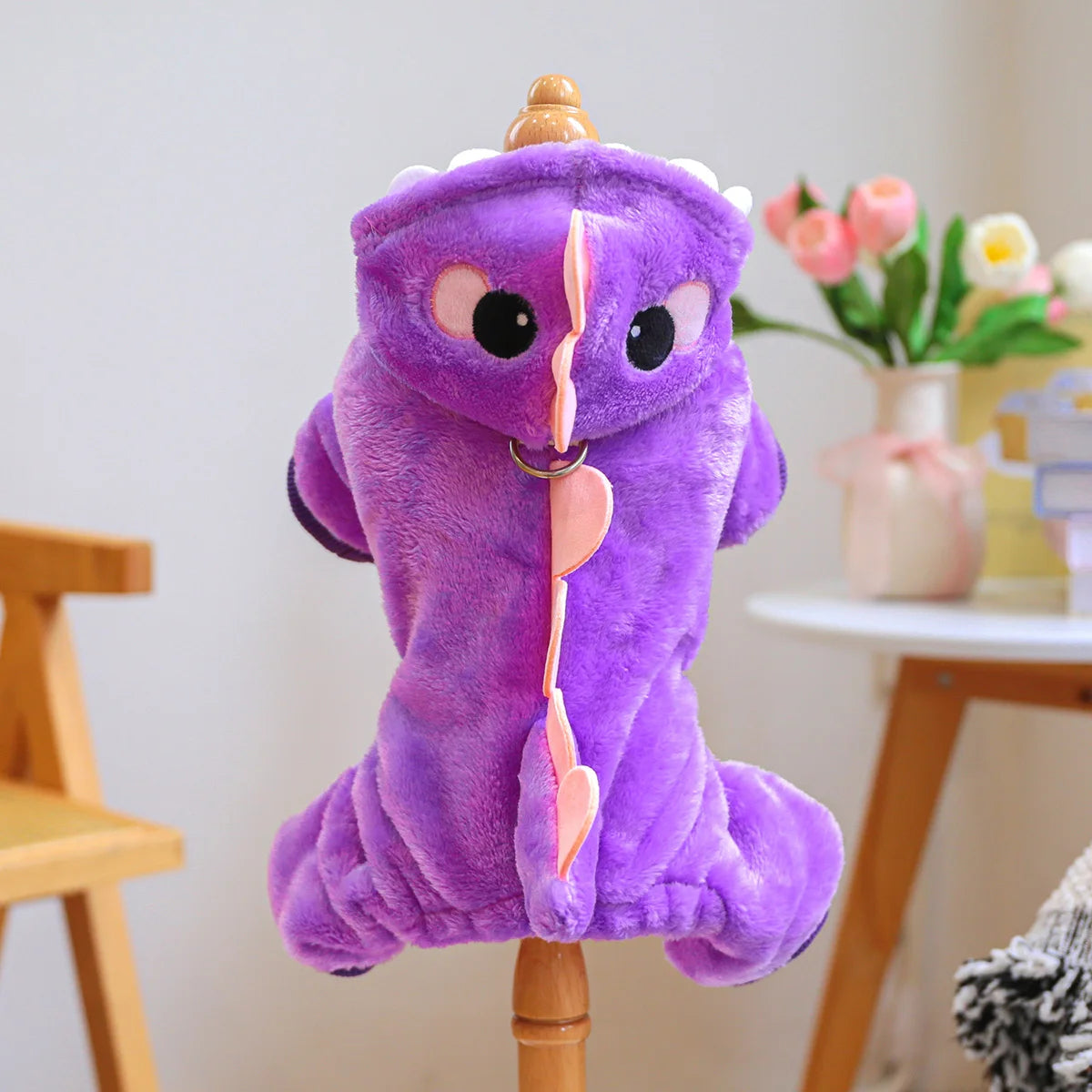 Paarse Dinosaurus Jumpsuit