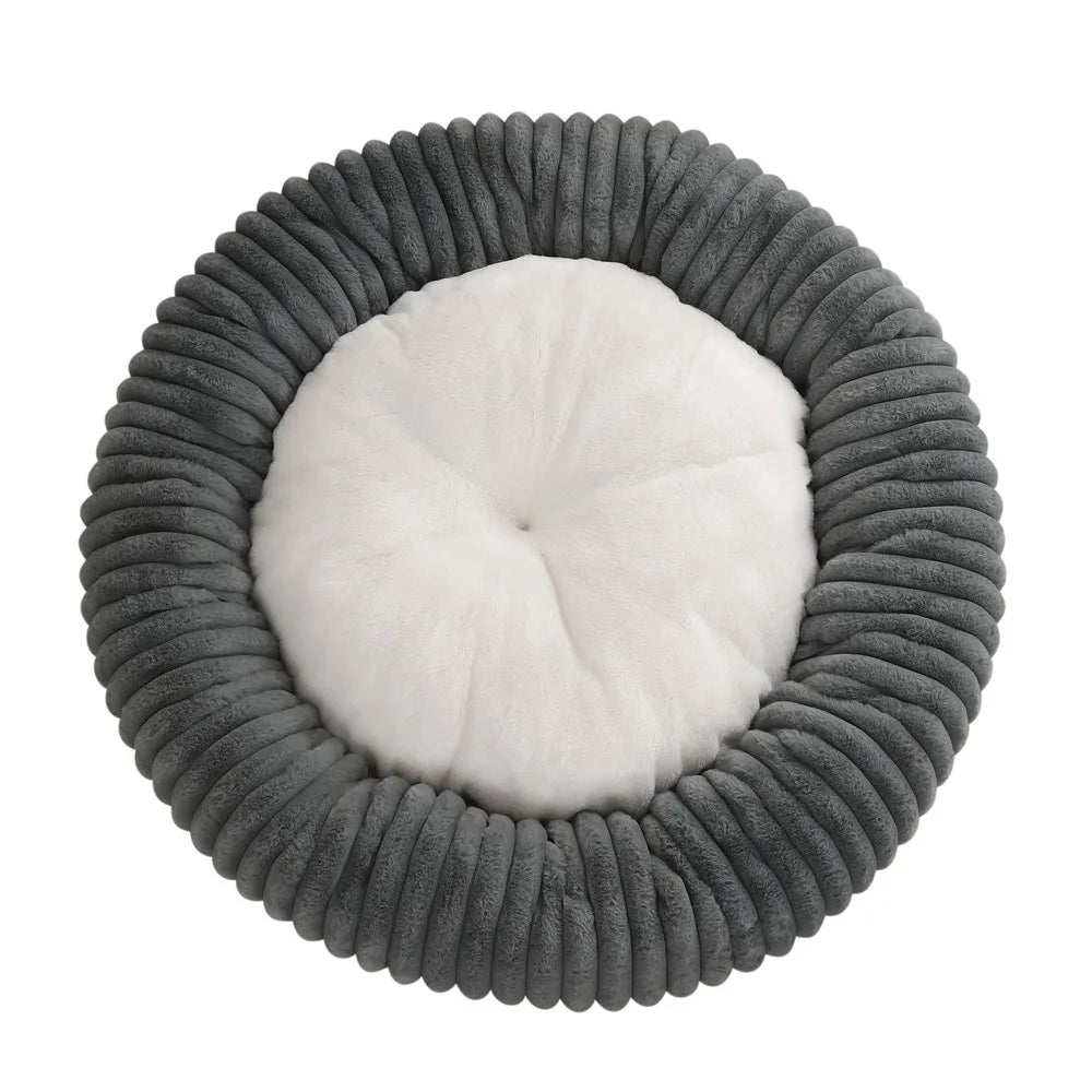 Hondenbed Donut Vier Seizoenen – Zacht, Gezellig & Comfortabel