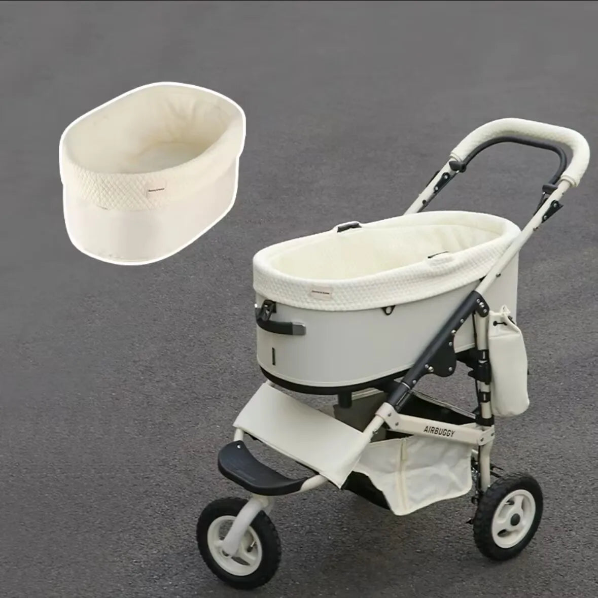 Airbuggy Luxe Huisdierwagen Set – Comfort & Stijl Voor Elk Avontuur!
