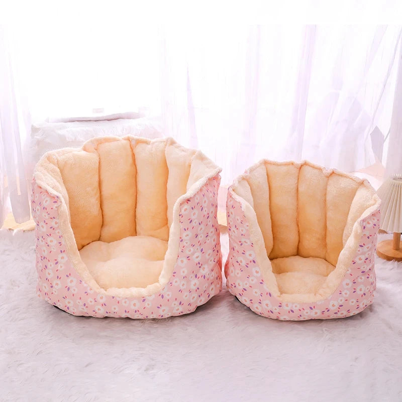 Kuscheliges und warmes Katzenbettnest – Superweich und bequem