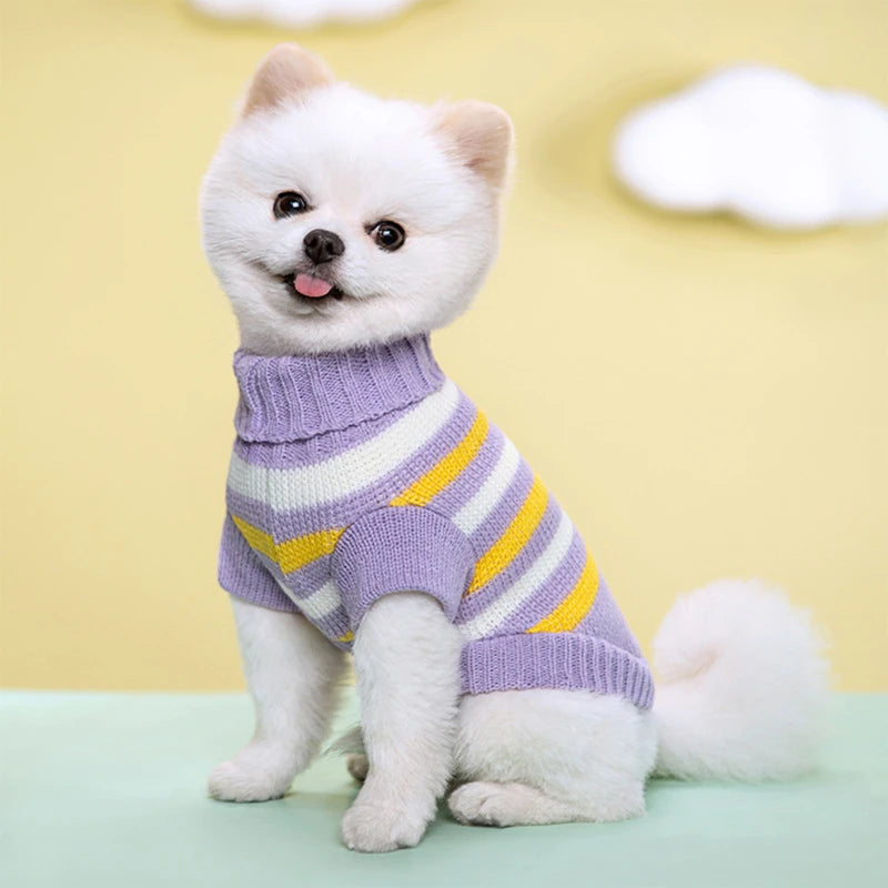 Gestreifter Pullover