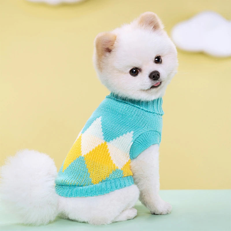 Karierter Pullover