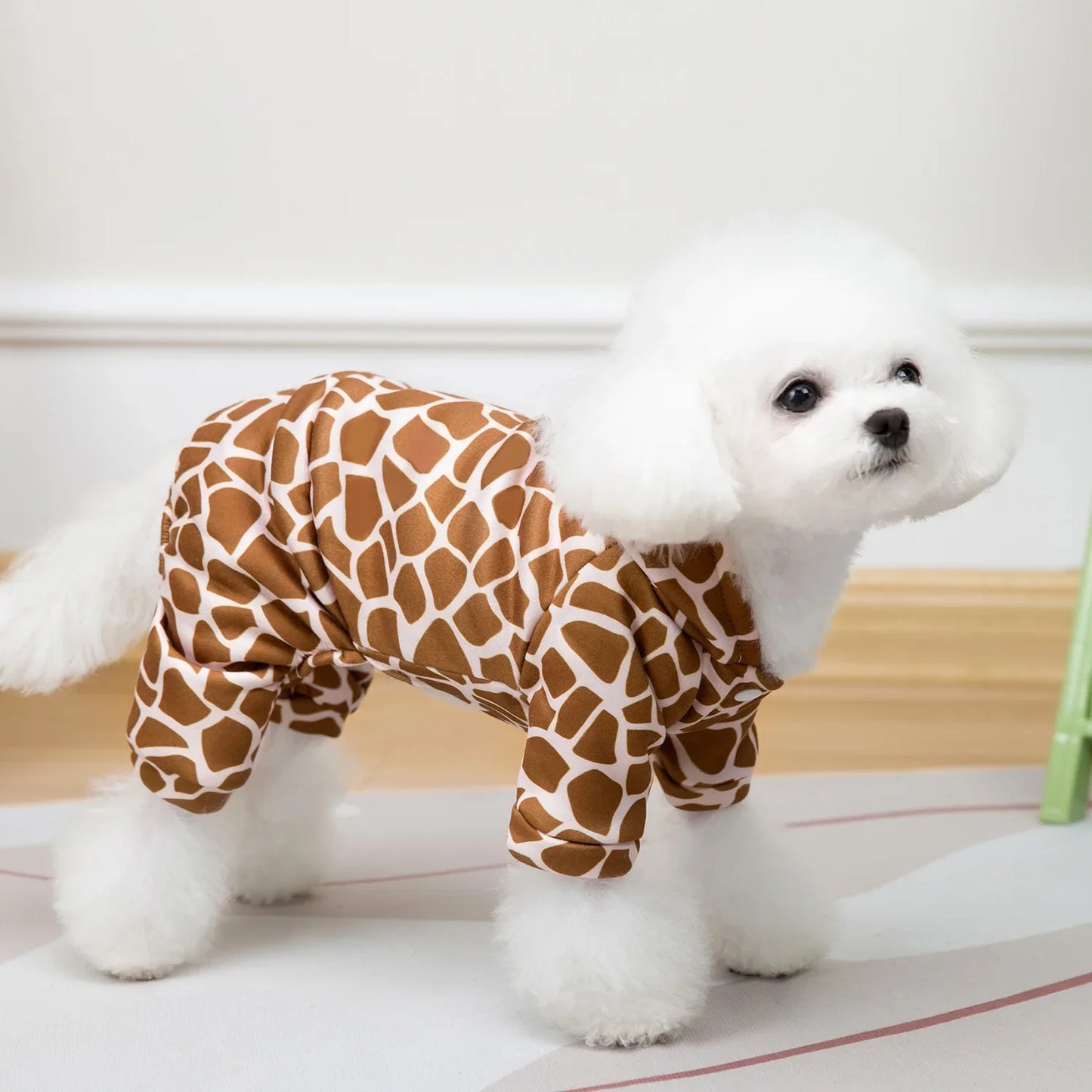 Jumpsuit med girafprint