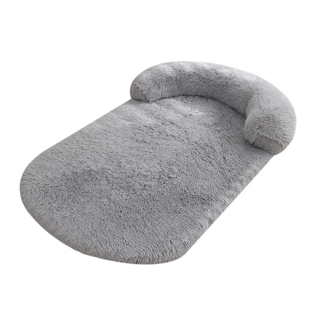 Flauschiges orthopädisches Hundebett mit Kissen – warm, stützend und waschbar
