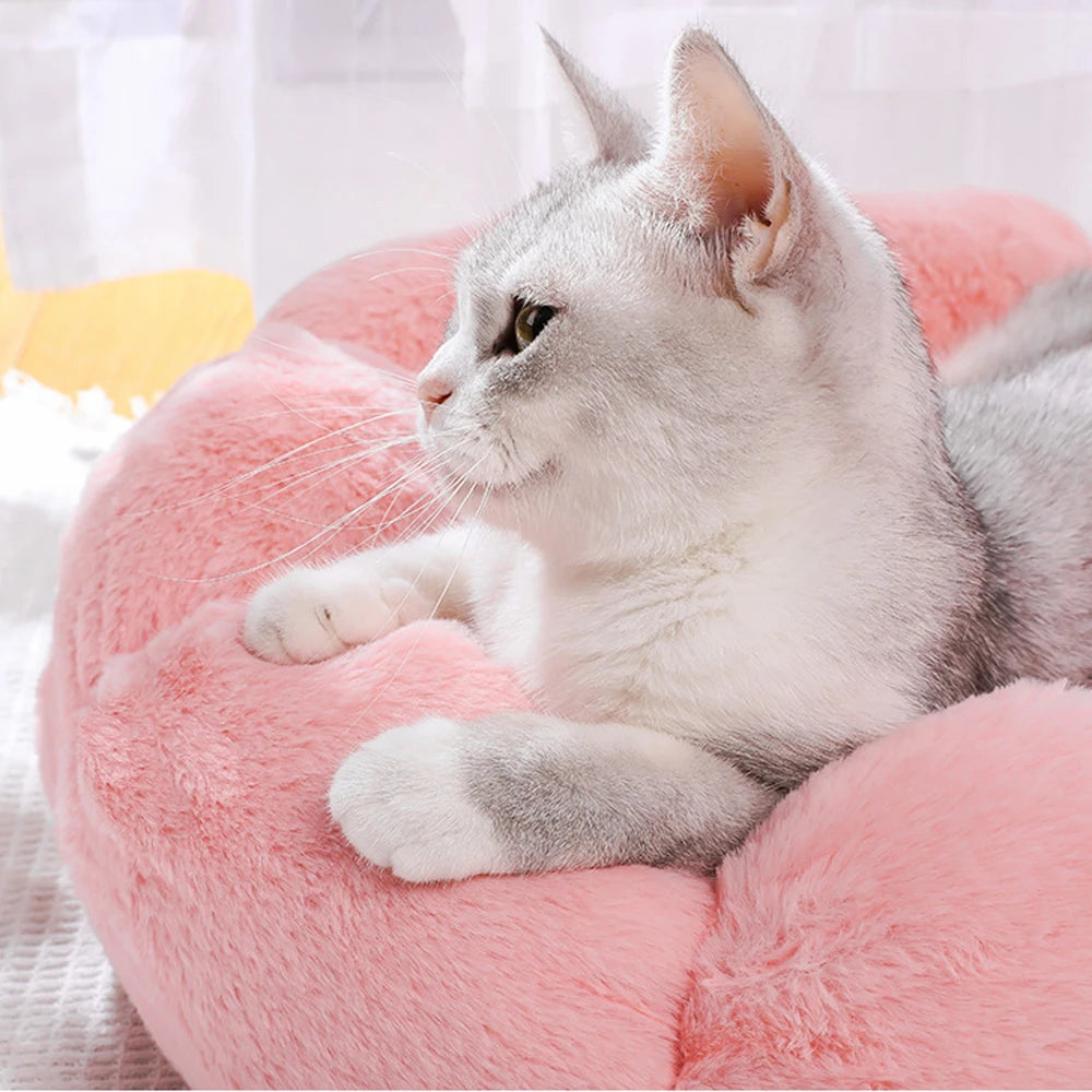 Luxuriöses Haustierkissen in Blumenform – Ultimativer Komfort und Wärme für Ihren vierbeinigen Freund