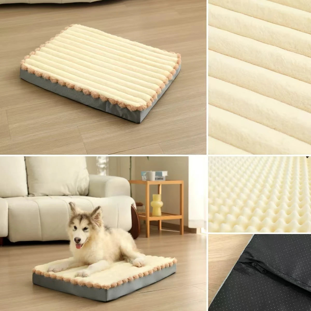 Luxuriöses orthopädisches Hundebett – atmungsaktiv, wasserdicht und maschinenwaschbar
