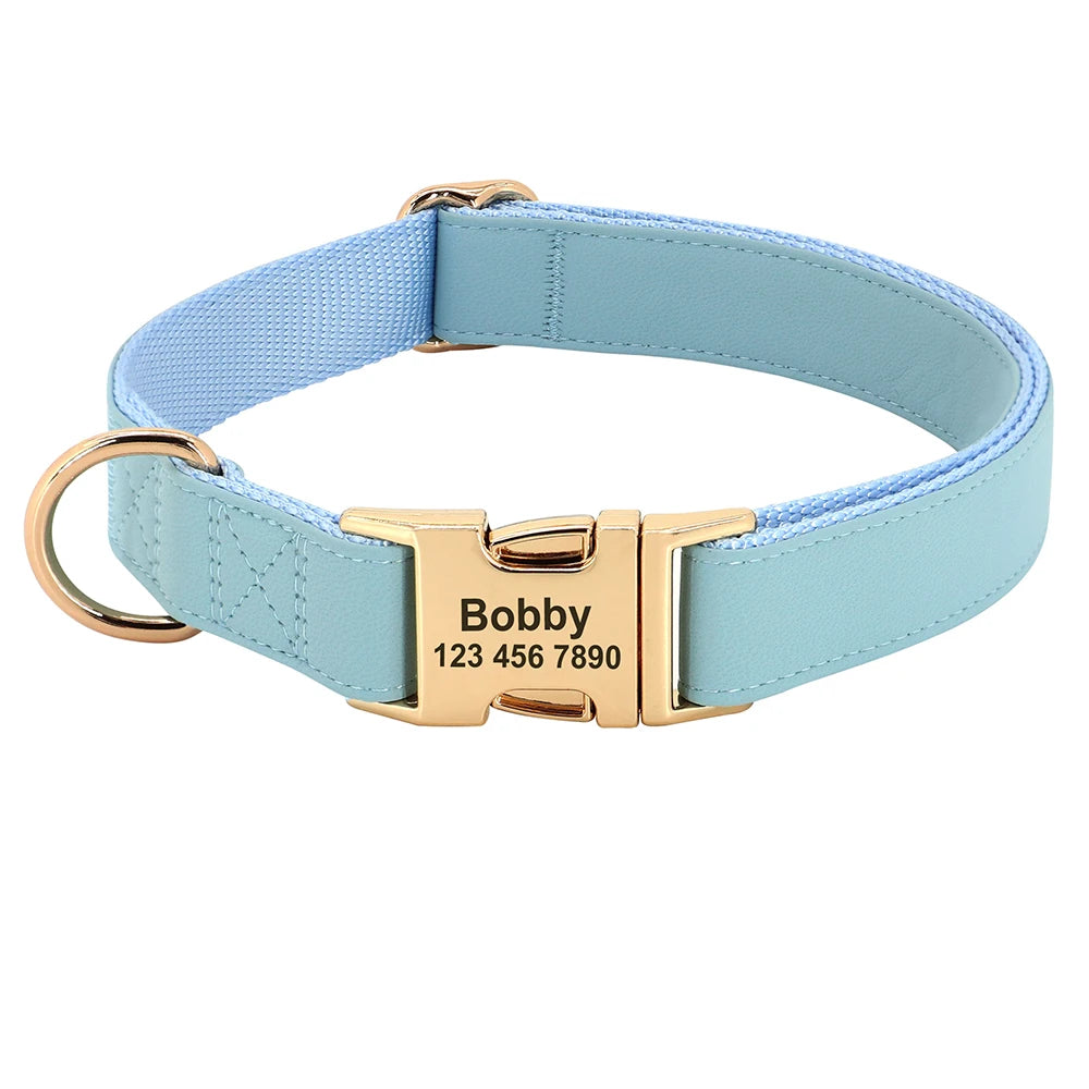 Hond Halsband Stevig – Duurzame, Verstelbare en Gepersonaliseerde Hondenhalsband met Naam