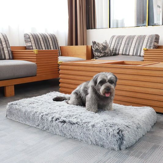 Anti-Slip Pluche Bed – Ultiem Comfort en Stabiliteit voor je Hond