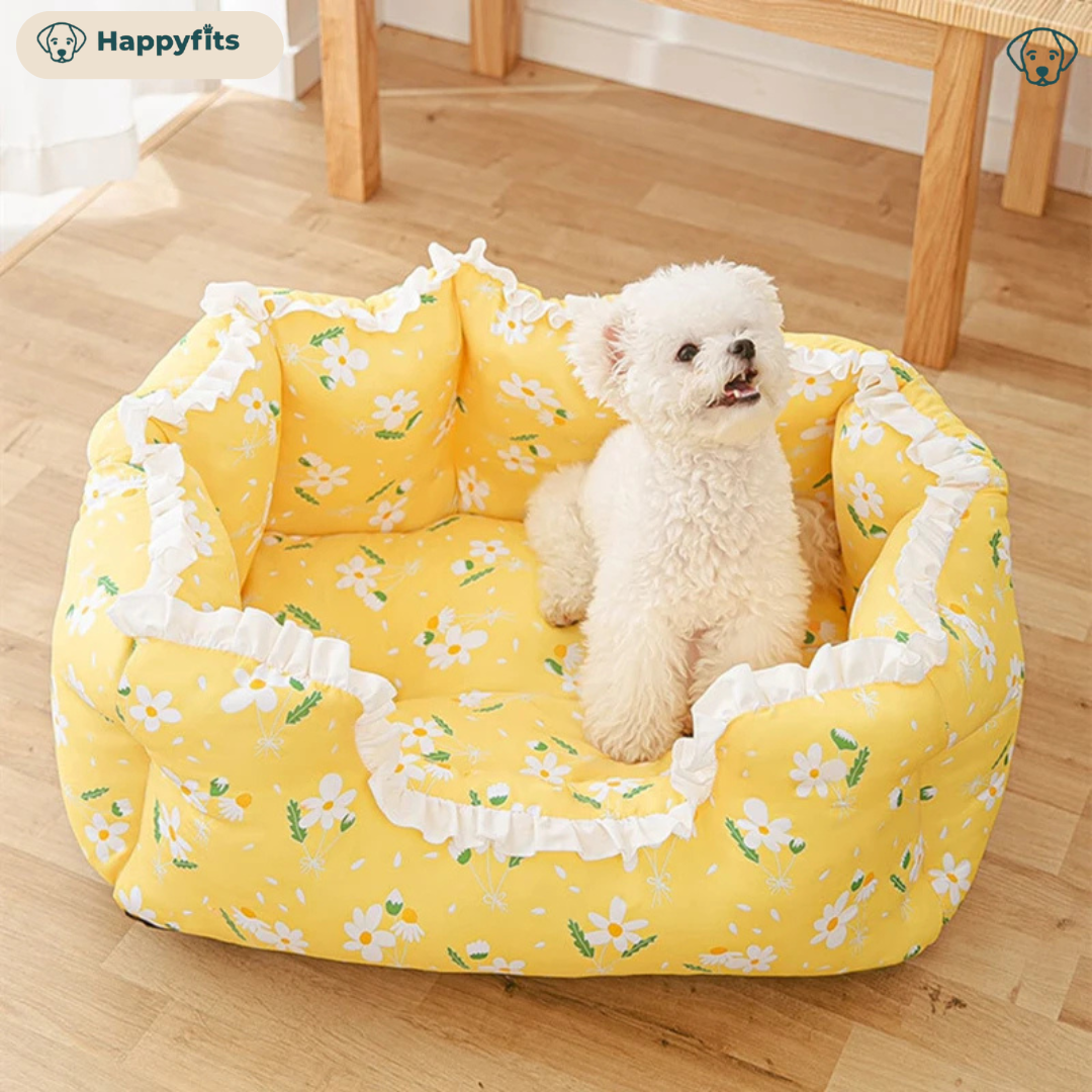 Glad og behagelig kurv til din hund – perfekt til ethvert soveøjeblik