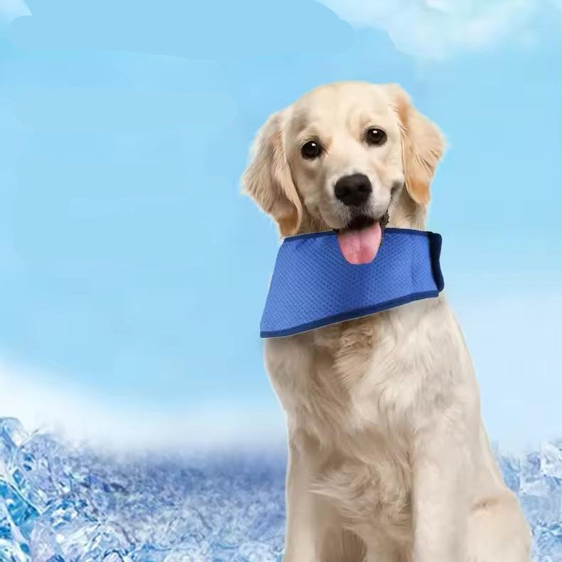 Verkoelende Sjaal – Verfrissing voor je Hond op Warme Dagen