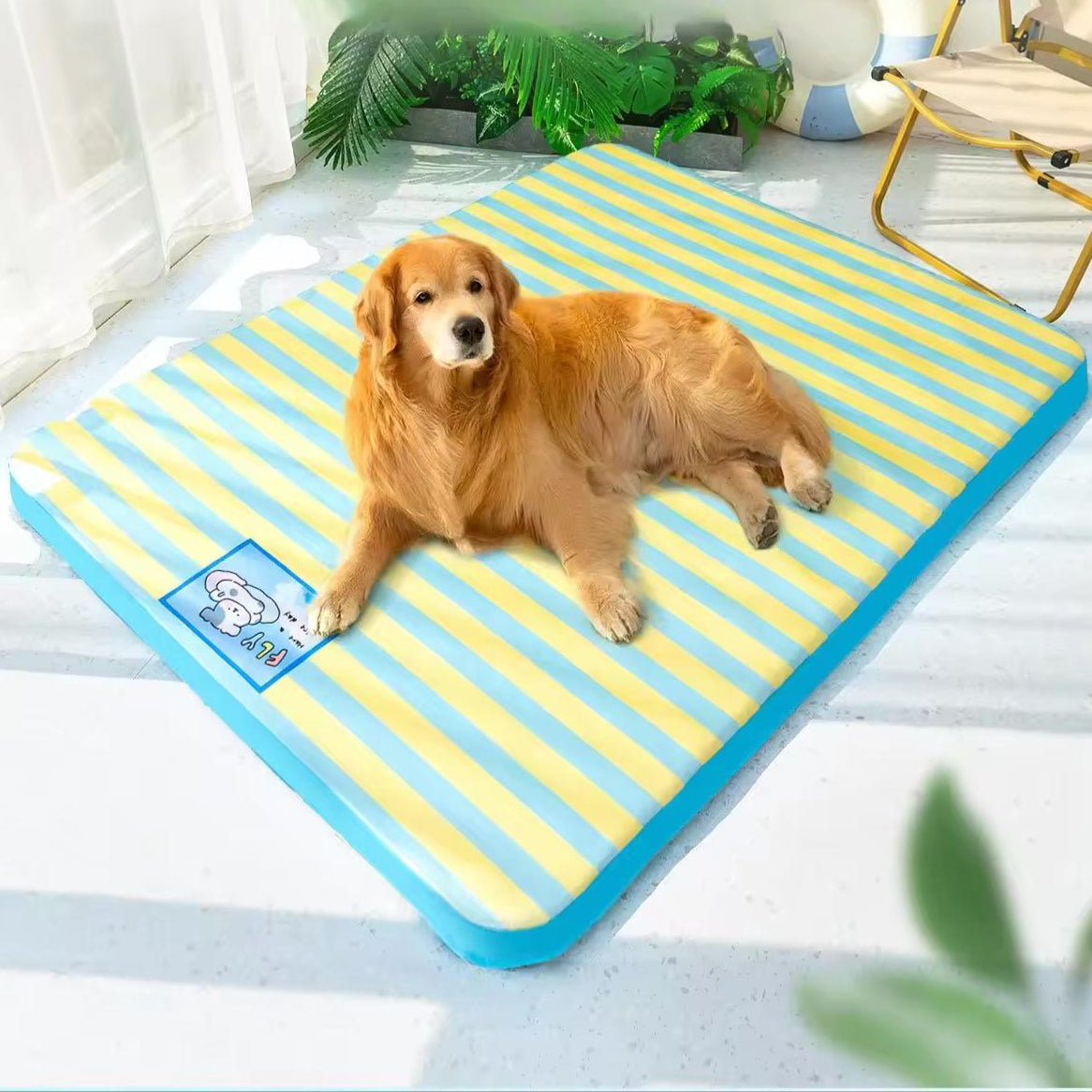 Honden Koelmat – Vrolijk Gestreept, Ademend & Zomers