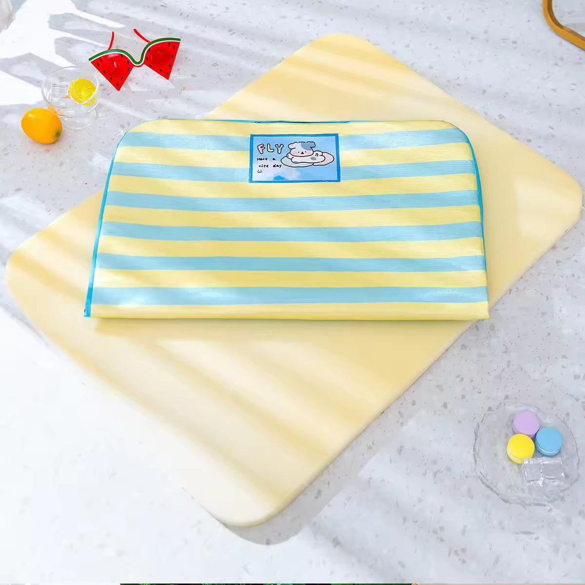 Honden Koelmat – Vrolijk Gestreept, Ademend & Zomers