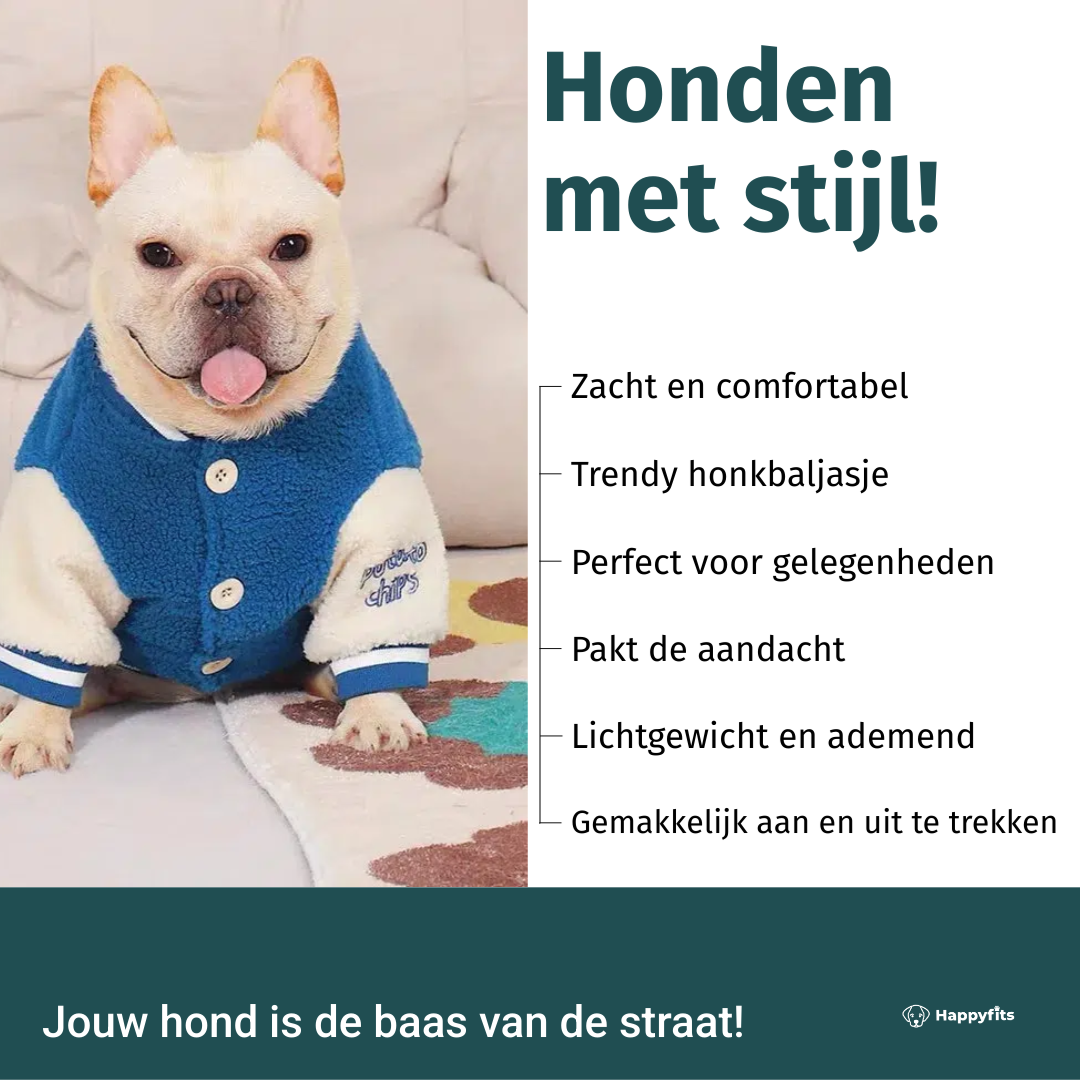 Blauwe Honkbalvest