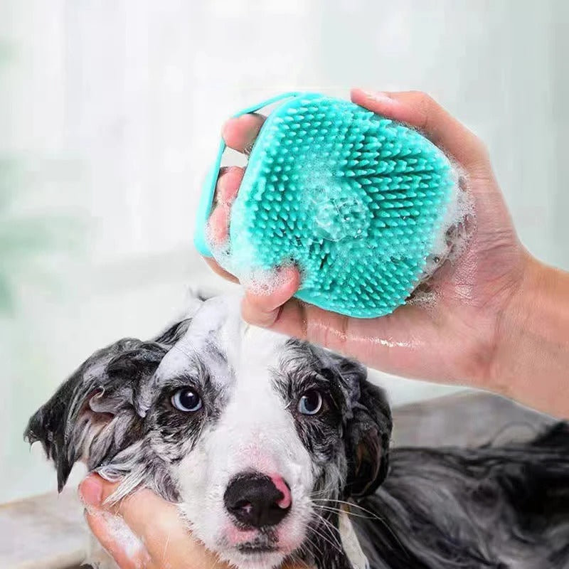 Shampoo Borstel voor Honden – Gemakkelijk en Comfortabel Wassen